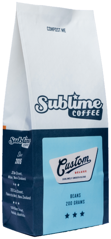 Custom Deluxe coffee bag