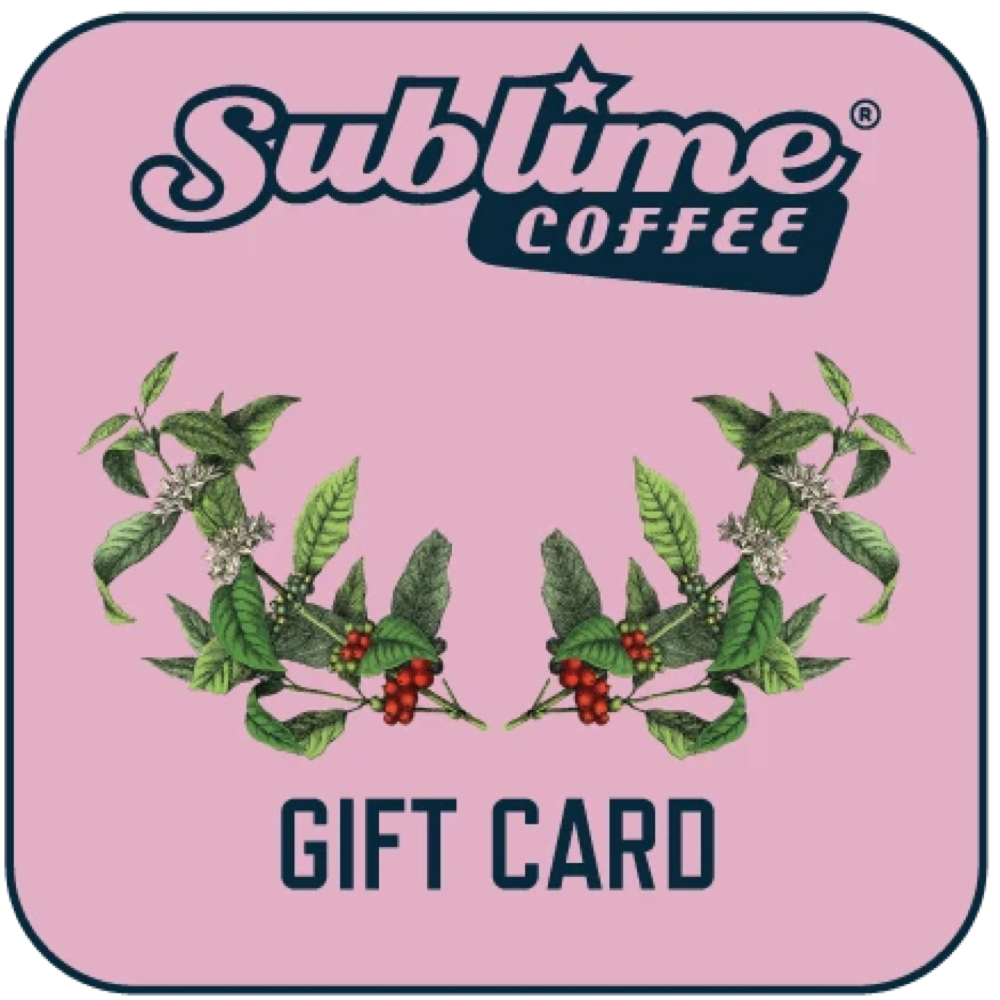 Sublime Coffee gift card